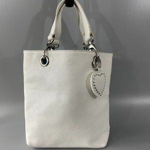Tanner Made in Italy White Leather Handbag